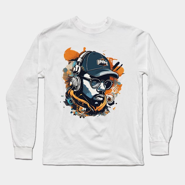 hip hop artwork Long Sleeve T-Shirt by OWLS store